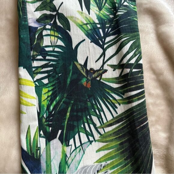 - 🎃🌴- Soft Surroundings pull on ankle pants, Palm pattern sz S fits like sz M - Picture 11 of 14